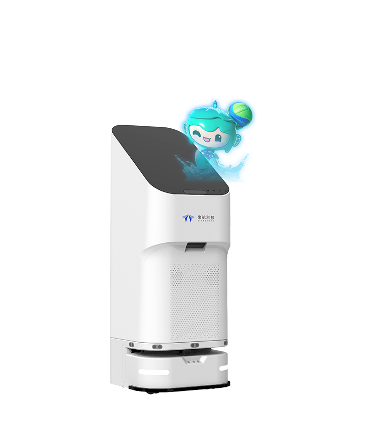 Medium-free holographic robot
